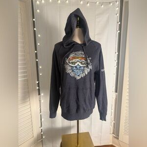 Wild Tribute Brian Head Utah Bear Graphic Hoodie Small